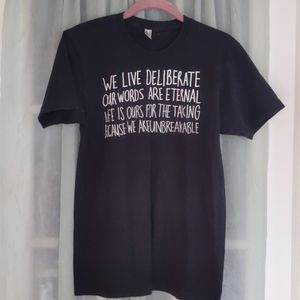 Fall Out Boy (Hey Chris) size S unisex tee